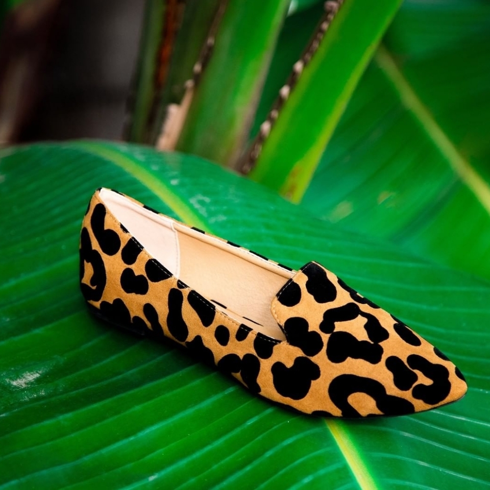 *LAST ONES* Leopard Pointed Ballet Flats